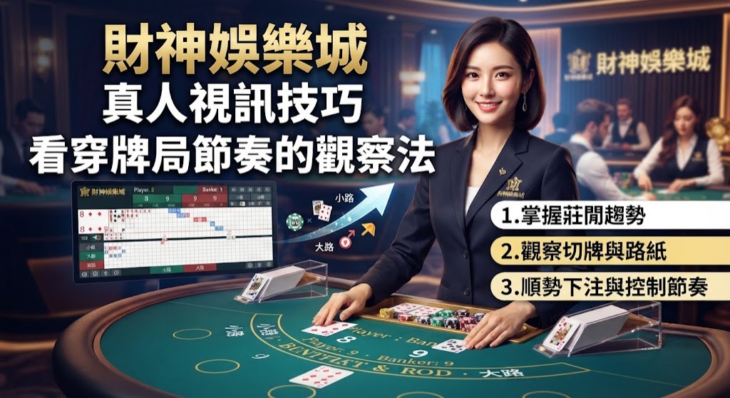 真人視訊技巧：看穿牌局節奏的觀察法